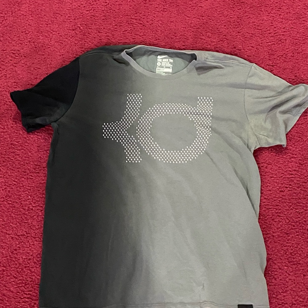 Nike Men's KD Dark Gray Short Sleeve